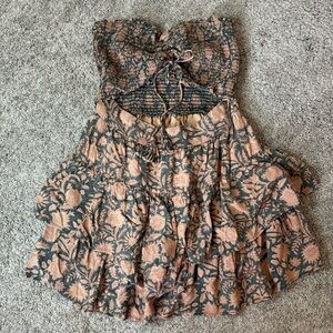 Shore Brand Cut-Out Strapless Romper